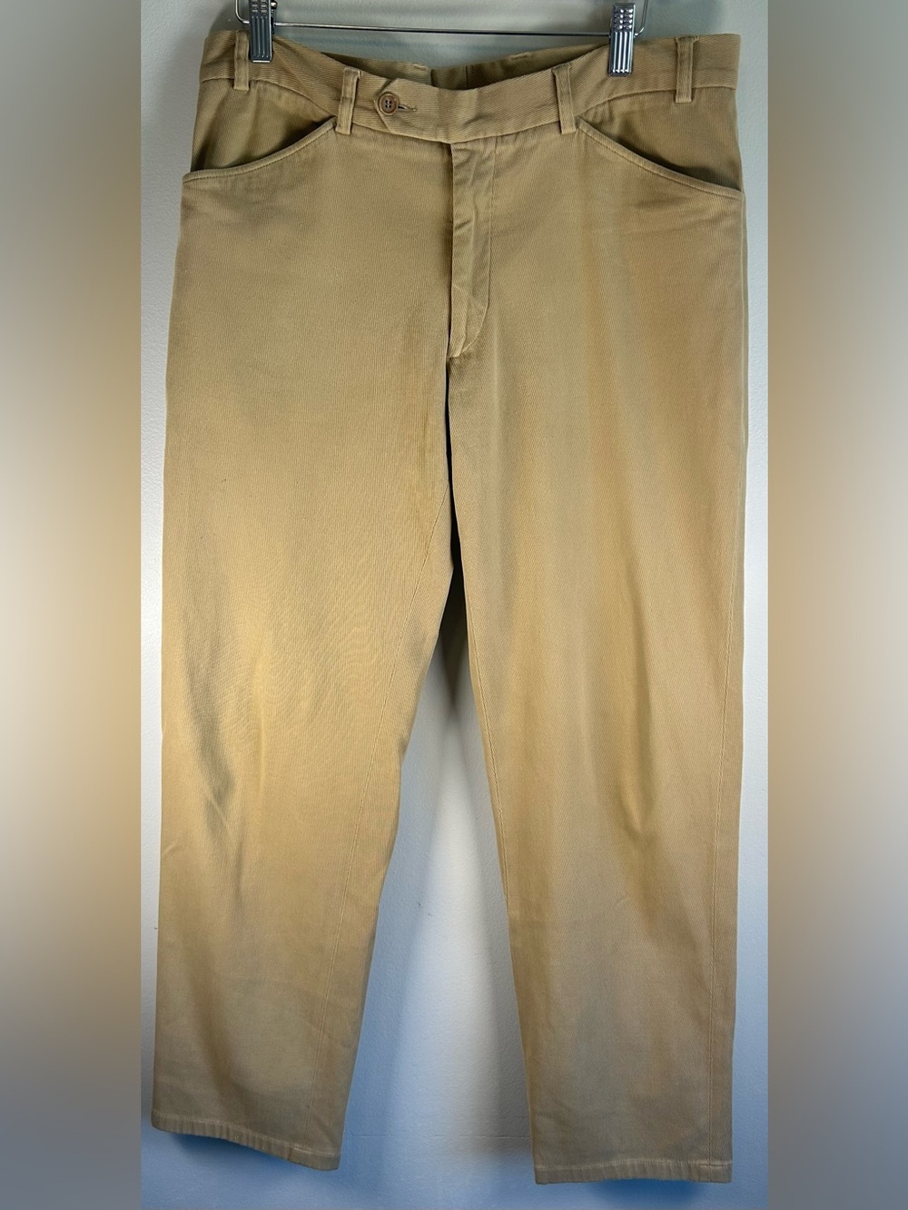 Paul & Shark Yachting Men's Corduroy Pants Trousers Size 34x31 Stretch Italy EUC